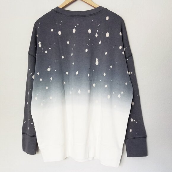 NEW Maurices Utah Tie Dye Ombre Sweatshirt Women Plus Size 0X Blue/Off White $40 - Picture 4 of 14